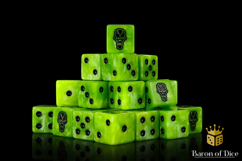 Day of the Dead Skull Dice