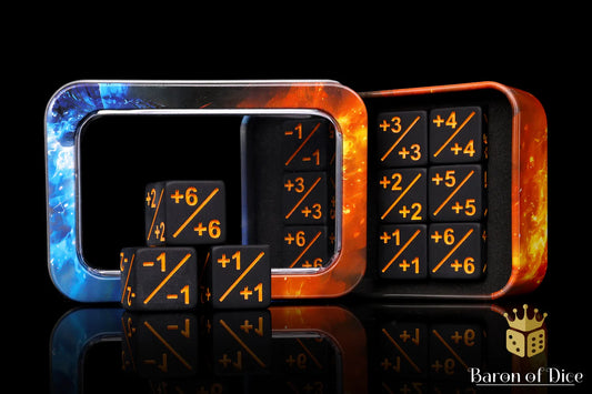 +1 / -1 Counter Dice